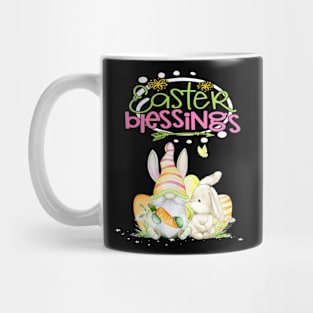 Easter Gnomes Cute Spring Blessings Fun Egg Hunting Basket Mug